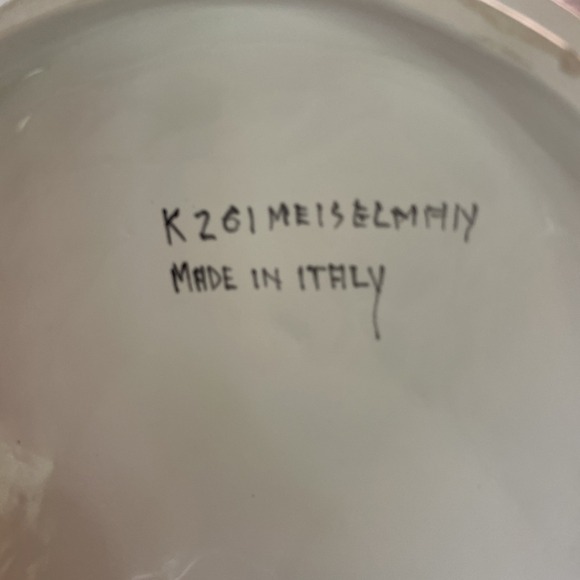 Meiselman‎ Made in Italy K261 Porcelain White Floral Lid Dish Jar Stunning Vtg - Picture 6 of 12